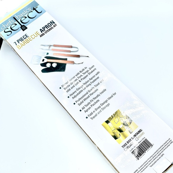 7-Piece BBQ Apron and Utensil Set - Picture 7 of 9